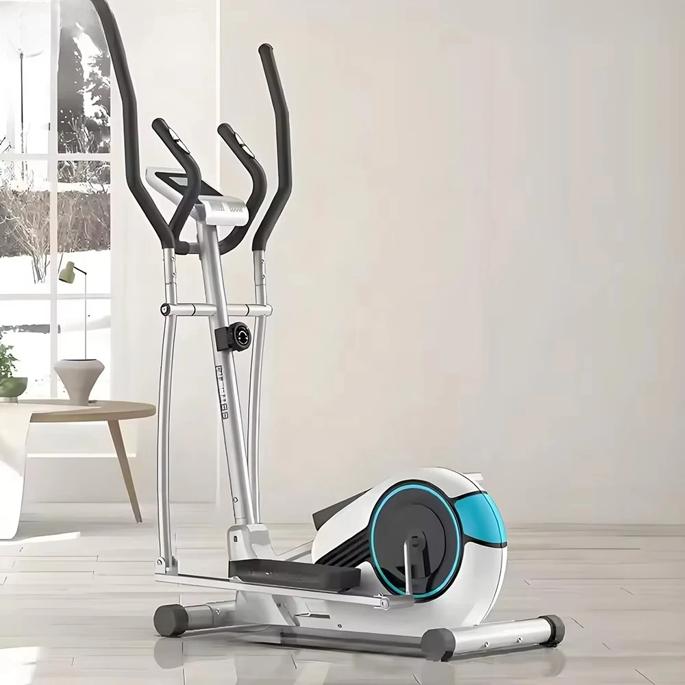 

Elliptical cross trainer gym machine 150 kg capacity, manual resistance