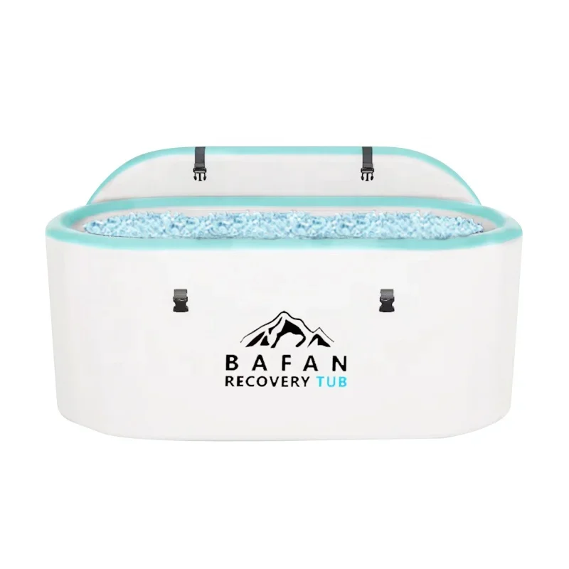 Bafan DWF Portable Inflatable Sports Recovery Ice Bath Tub Insulated Cold Plunge   with Chiller