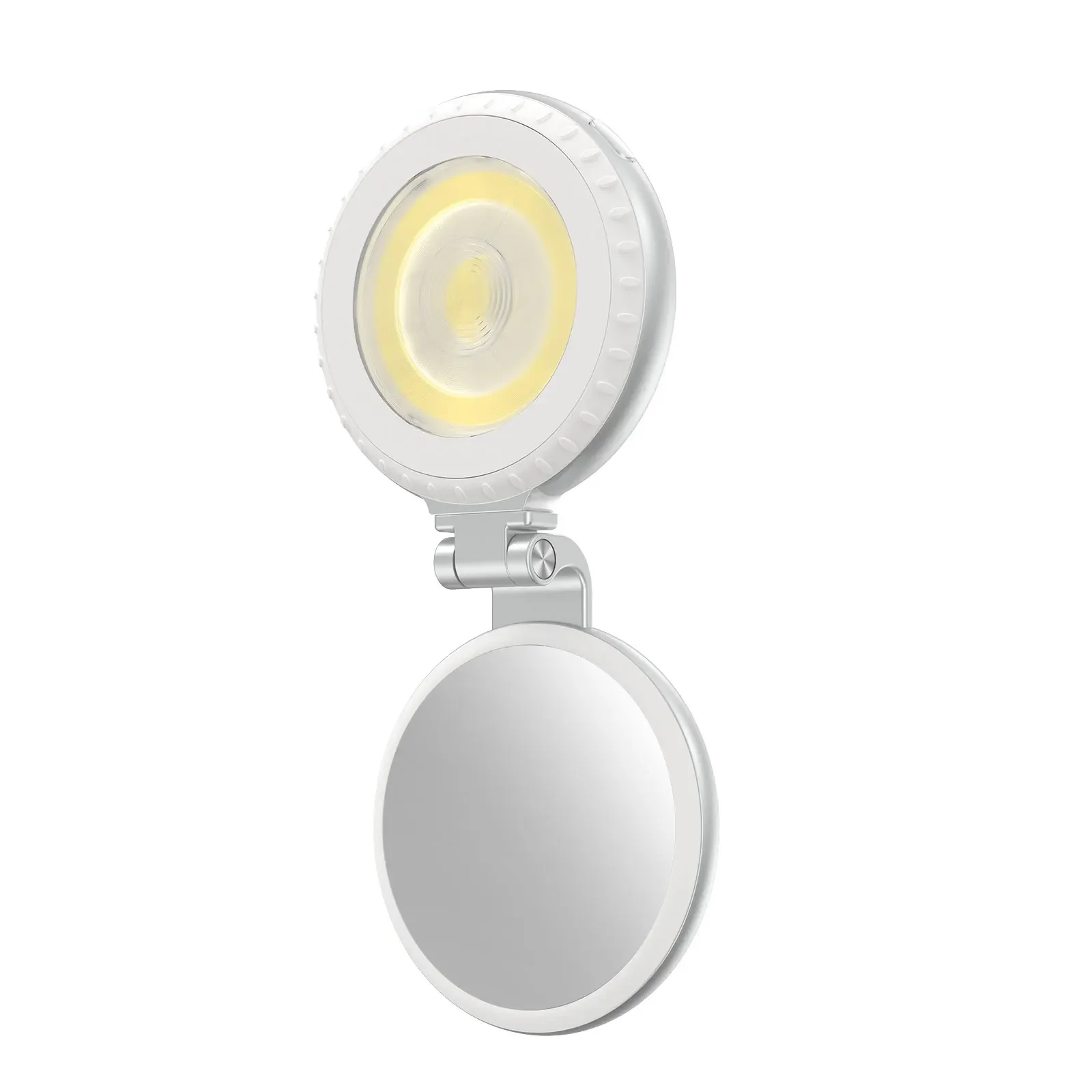 TELESIN Aura Zoom Fill Light - 5W Magnetic Phone Light, 2500K-6500K, 1000 Lux Turbo, App Control, 3 Color Gels
