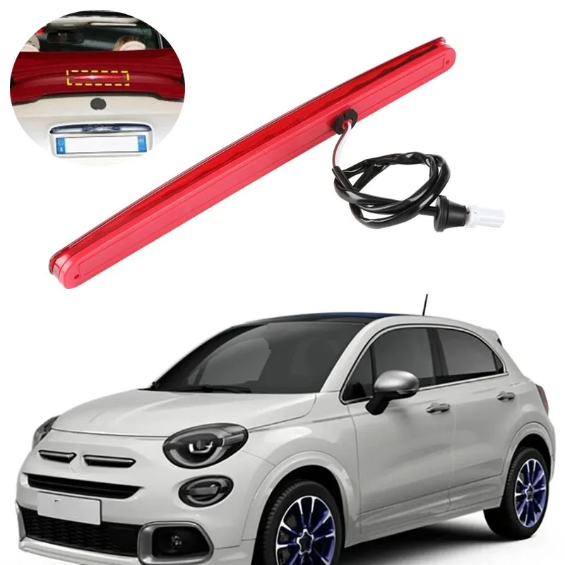 

1 шт. Красный дополнительный стоп-сигнал 77365246 для Fiat 500 Convertible (2009-2018) Задний стоп-сигнал, дополнительный фонарь остановки, высокорасположенный стоп-сигнал