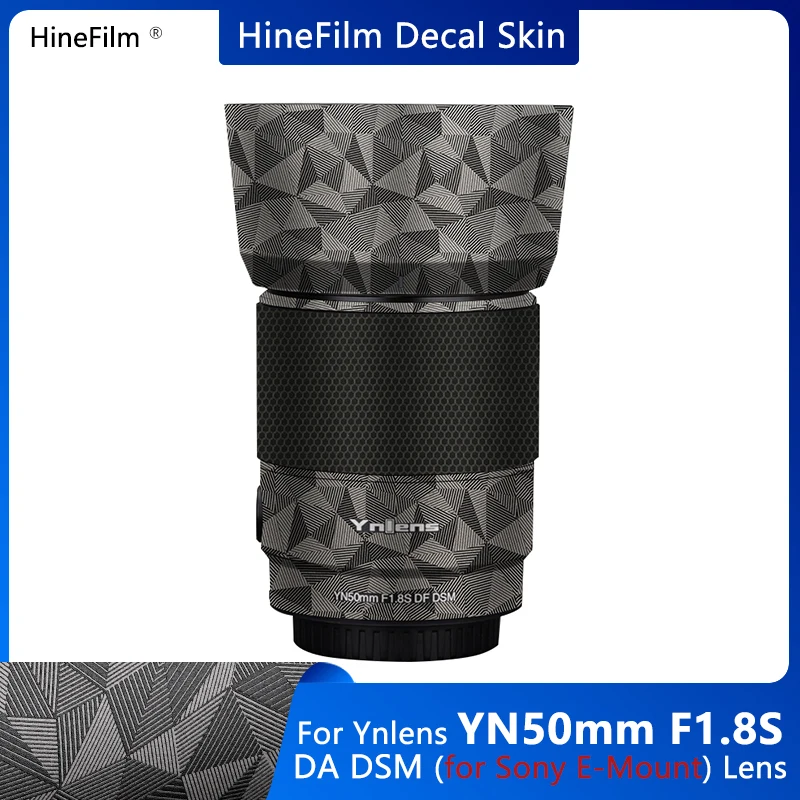 

YnLens YN50 F1.8S линзы виниловые наклейки скины оберточная Крышка для YONGNUO 50 мм F1.8 для FE Крепление объектива Премиум суд обертывания наклейка пленка