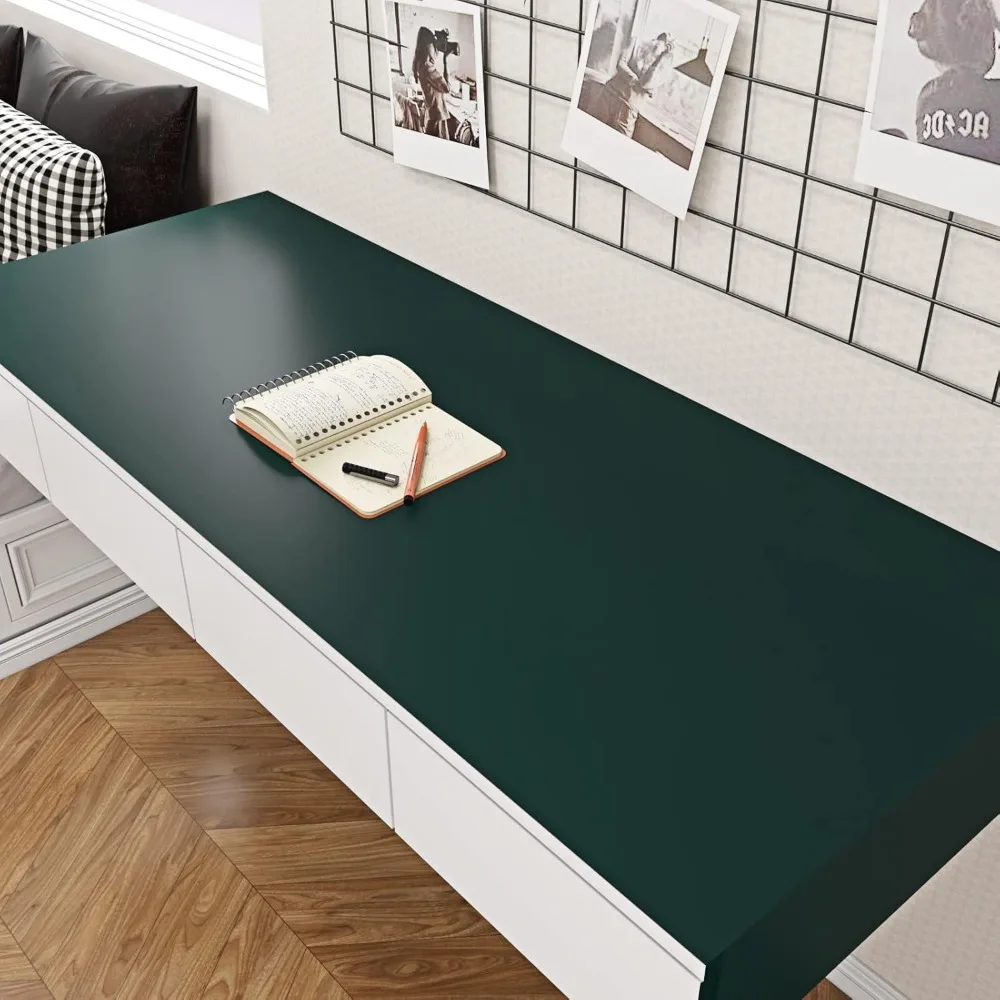 Retro Green Removable Wallpaper for Deep, Dark, and Vintage Wall Decor in Bedrooms, Bathrooms, and Apartments image 4