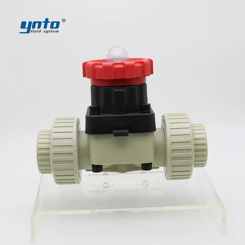 Diaphragm Valves 20-Inch FC Operated 3-Lobe PTFE Plastic CPVC Magnetic for Water and Gas Media