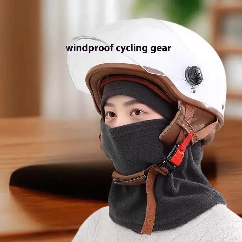 قناع وجه بالاكلافا الحراري الشتوي - صوف قطبي مقاوم للرياح لركوب الدراجات والتزلج والدراجات النارية وحماية رياضية للطقس البارد للجنسين #1