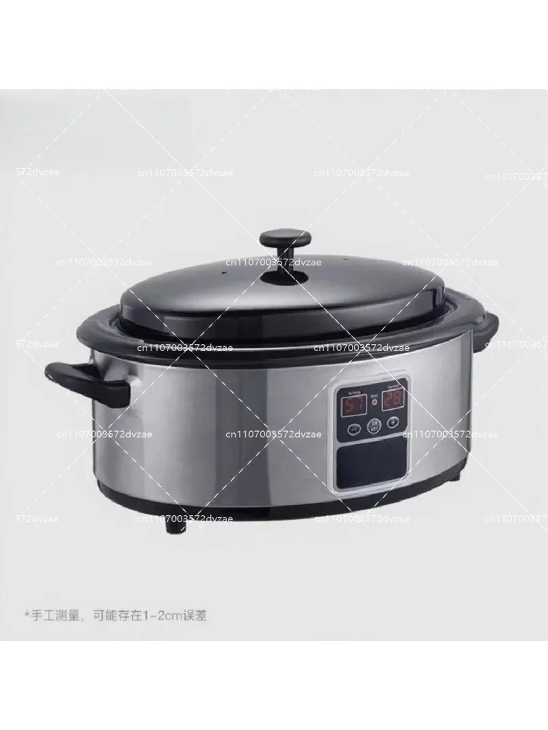 Touch Screen Hot Stone Massage Heater, Digital Display Stone Warming Pot for Relaxation
