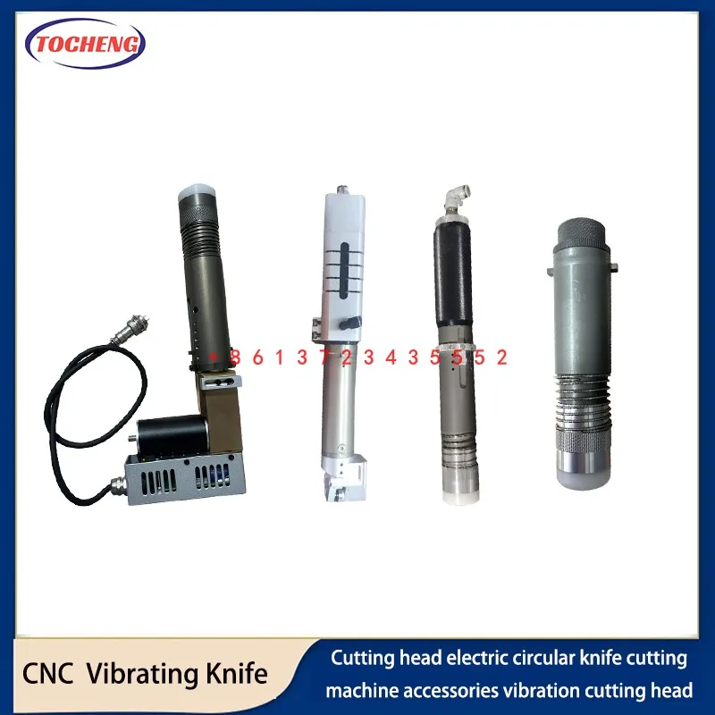 

CNC leather drag knife head pneumatic vibrating knife cutting head electric round knife cutting machine knife seat accessories