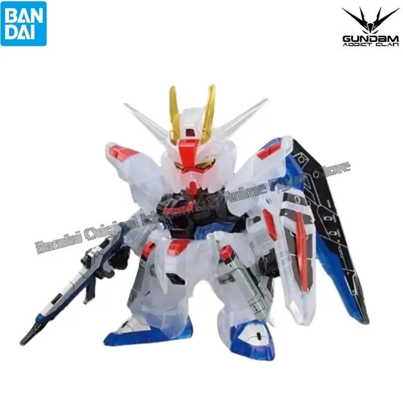 متوفر في المخزون بانداي نموذج دمية العلامة التجارية الجديدة محاصر Gundam Sdex Gcp Zgmf X10A Freedom Gundam شخصيات أنيمي الأصلية تمثال قابل للجمع