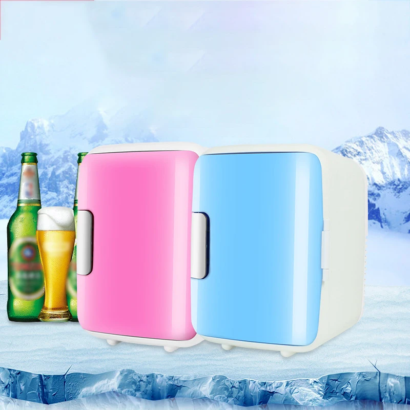 

4L Large Capacity Car Refrigerator Food Grade Liner Cooler Warmer Mini Fridge for Dormitory Office Home Mini Fridge