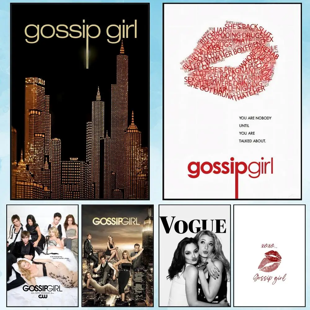

Hot TV G-G-Gossip G-Girls Anime Painting Calligraphy HD Waterproof Canvas poster Art: Aesthetic Wall Decor Home,Bar & More