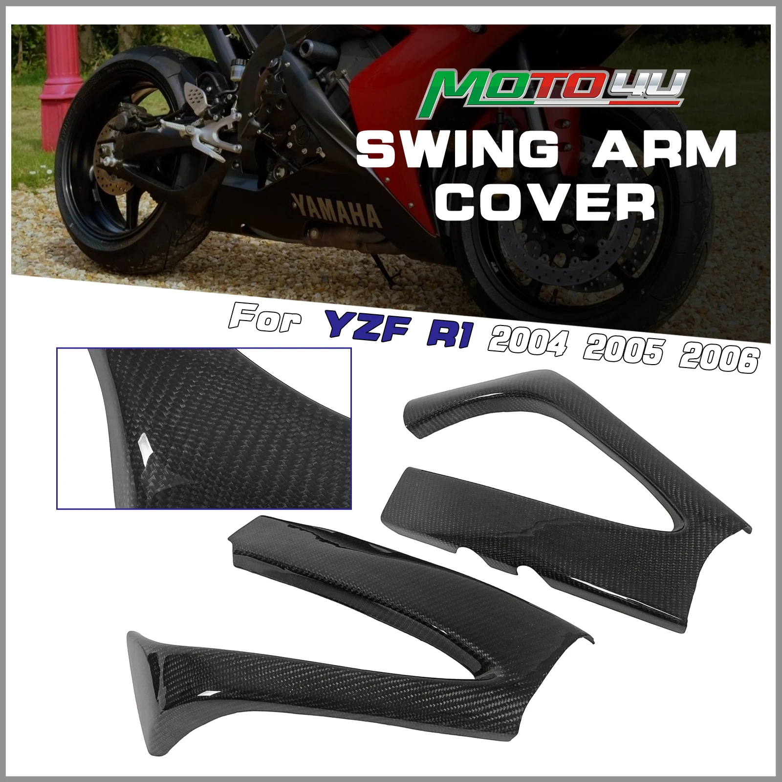 

Чехлы из углеродного волокна для YAMAHA YZF R1 R 1 2004 2005 2006, чехлы для распашных рук, защитные накладки, украшение для мотоциклетной рамы