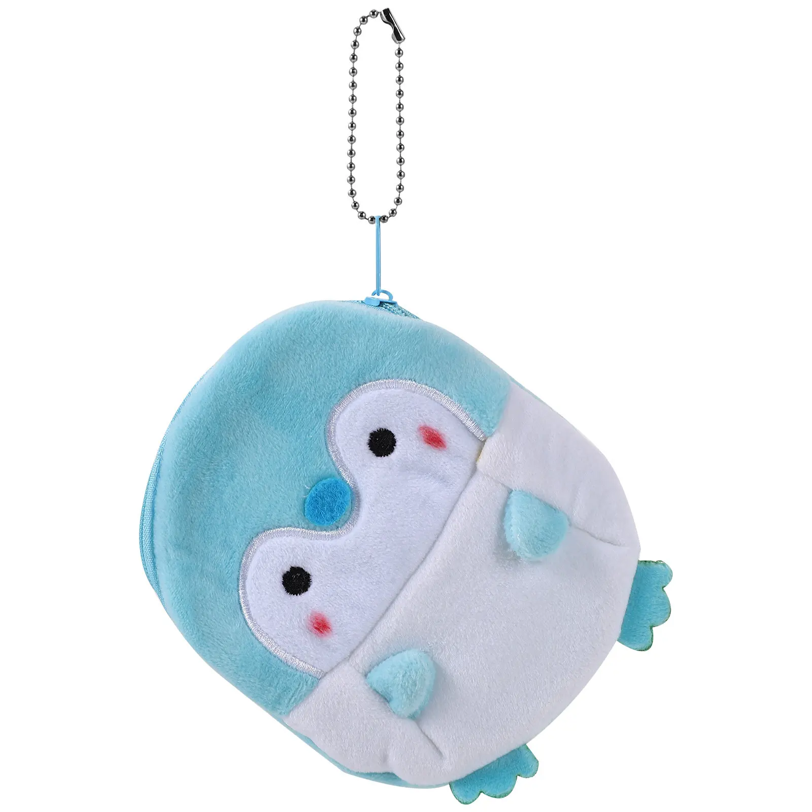 

Маленькая мягкая милая легкая портативная сумочка для монет в виде пингвина, компактный кошелек для хранения мелочи для путешествий и повседневного использования, милый мешочек для монет