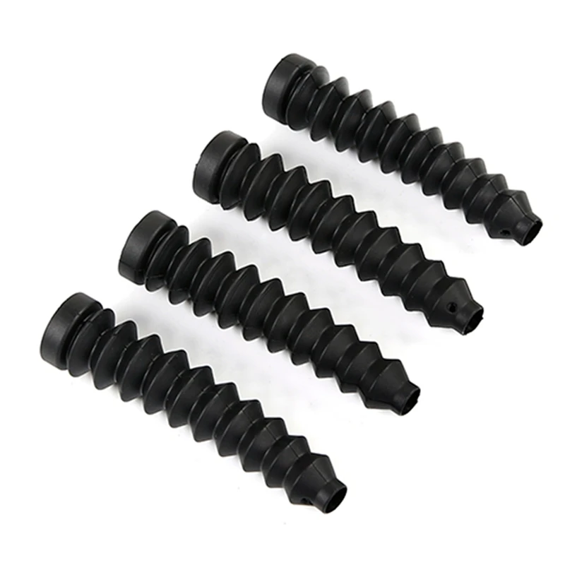 RC Car Shock Absorber Kit, Foles em forma de torre, Amortecimento Capa Poeira, 1:5 Hpi, Baha, Km, Baja, 5B, 5T, 5Sc Peças, 8mm, 4Pcs