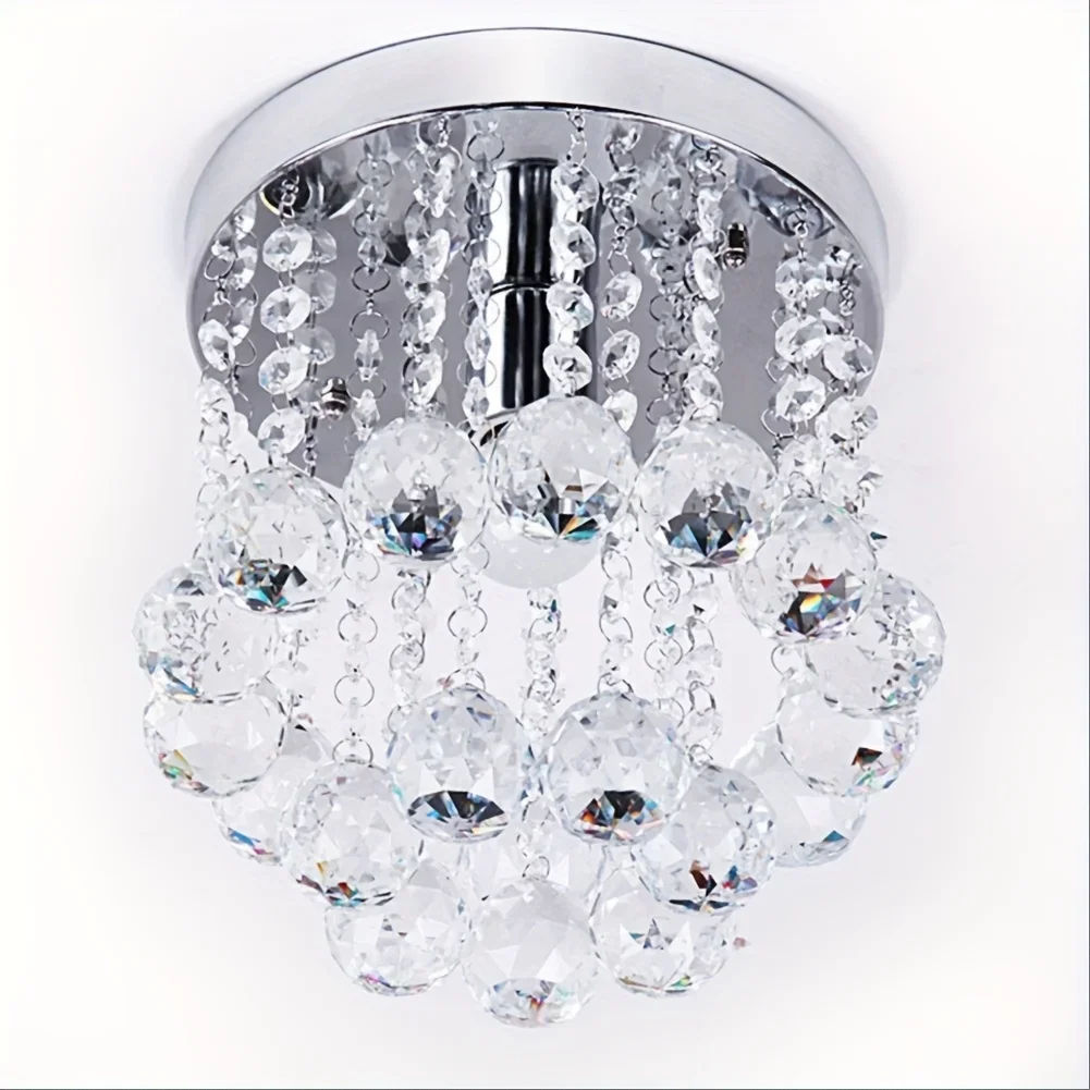 crystal ceiling light E27 bulb 80V-265V living room, dining  hallway , room  luxury  chandelier