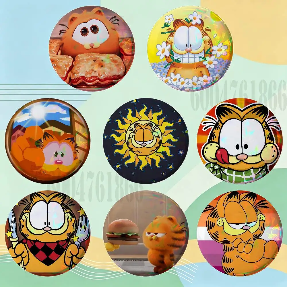 G-Garfield Badges Round Nijigen Otaku Culture IP peripheral products 58mm 44mm 32mm 75mm 25mm Mini