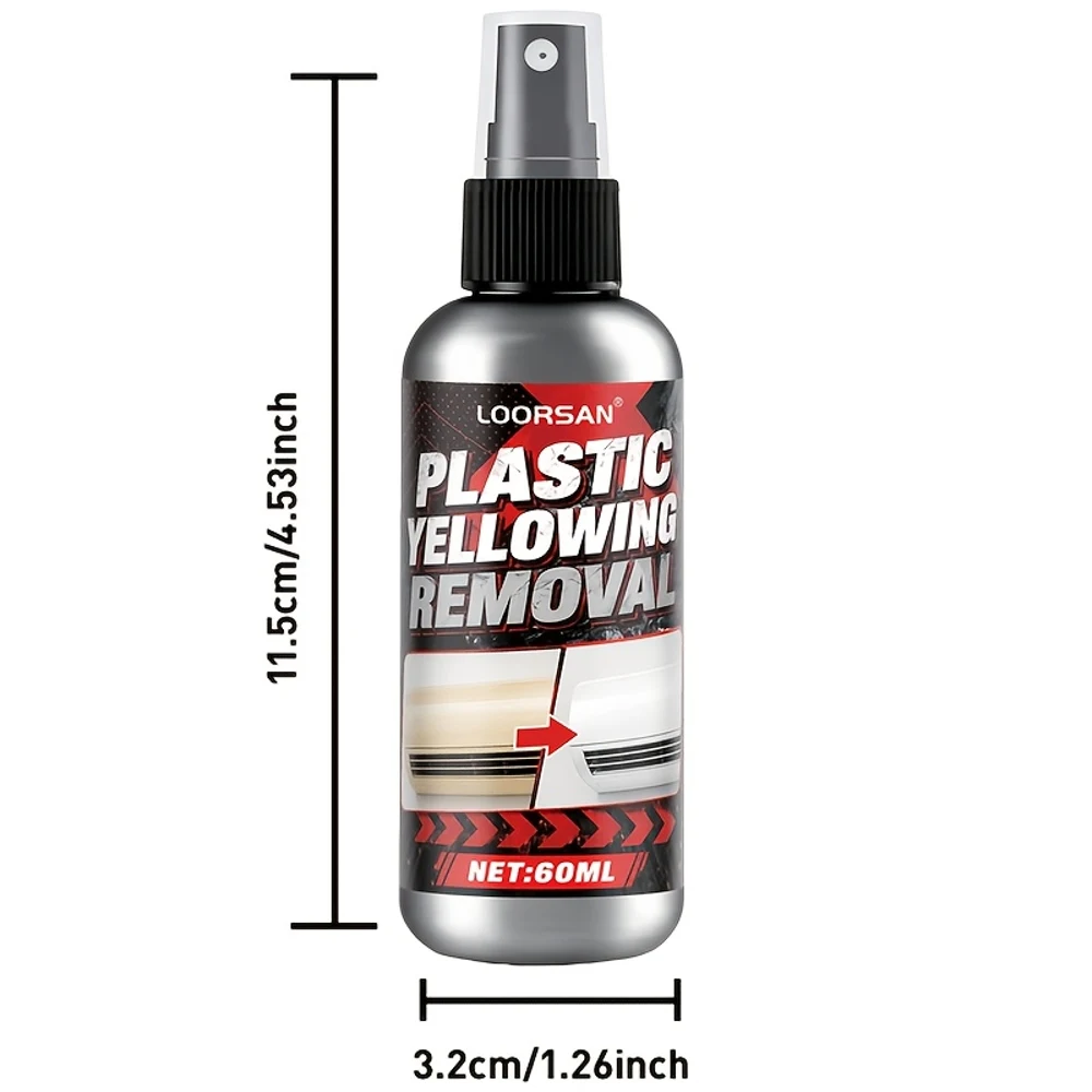 60Ml Plastic Yellowing Renewal Spray for Vanity Tables, White Dressing Table Edge And Surface Care