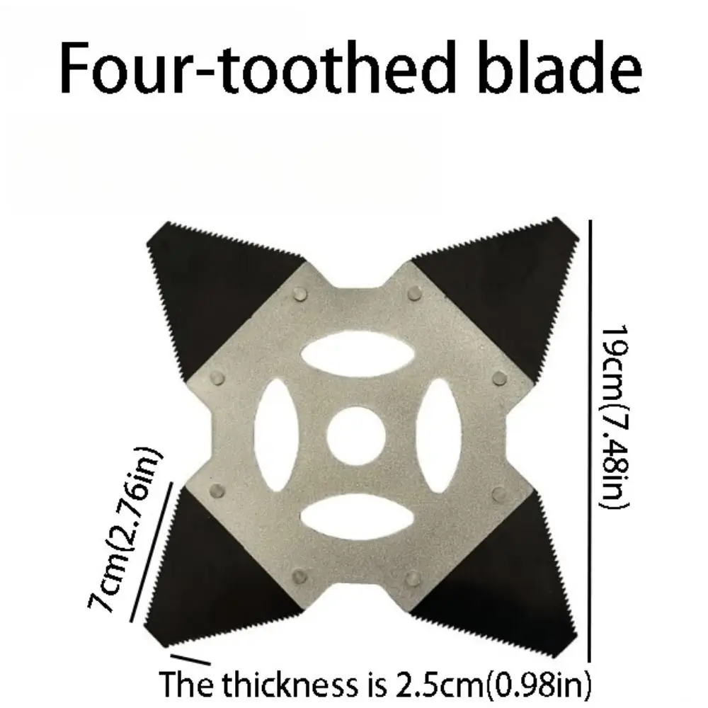 Extra Thick 4T Cutter American Style Durable Construction Lawn Mower Cutter European Style Manganese Steel Cutter