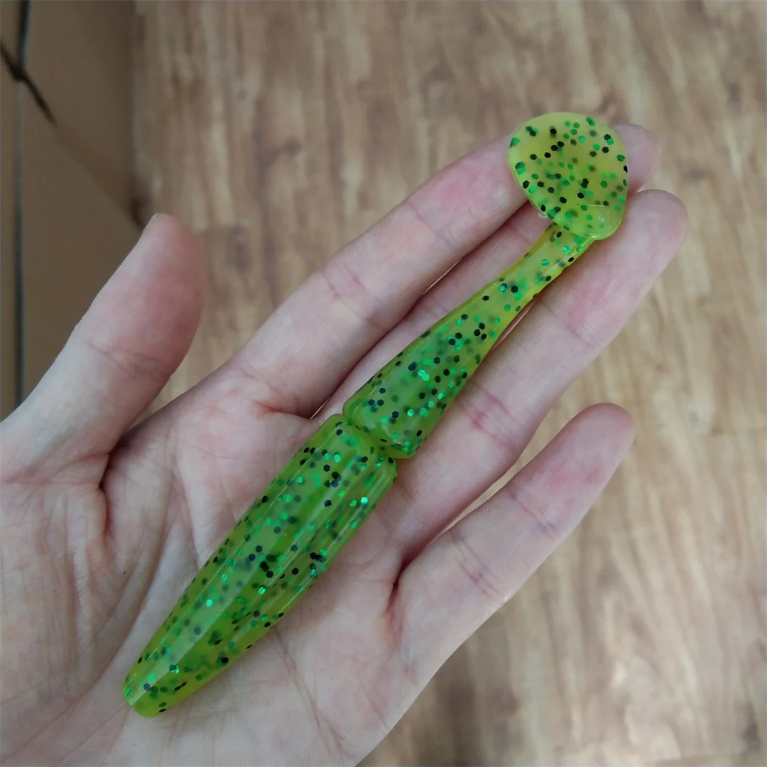 4 قطعة 11 سنتيمتر 11.8 جرام Pesca الصيد السحر Leurre Souple لينة باس سيليكون الطعم Isca الاصطناعي الصيد المتذبذب