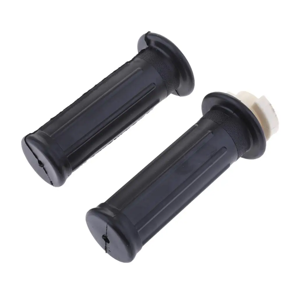 2/8 inch 22mm Universal Motorcycle Aluminum Handlebar Grips for PW50 PY50 (Black)