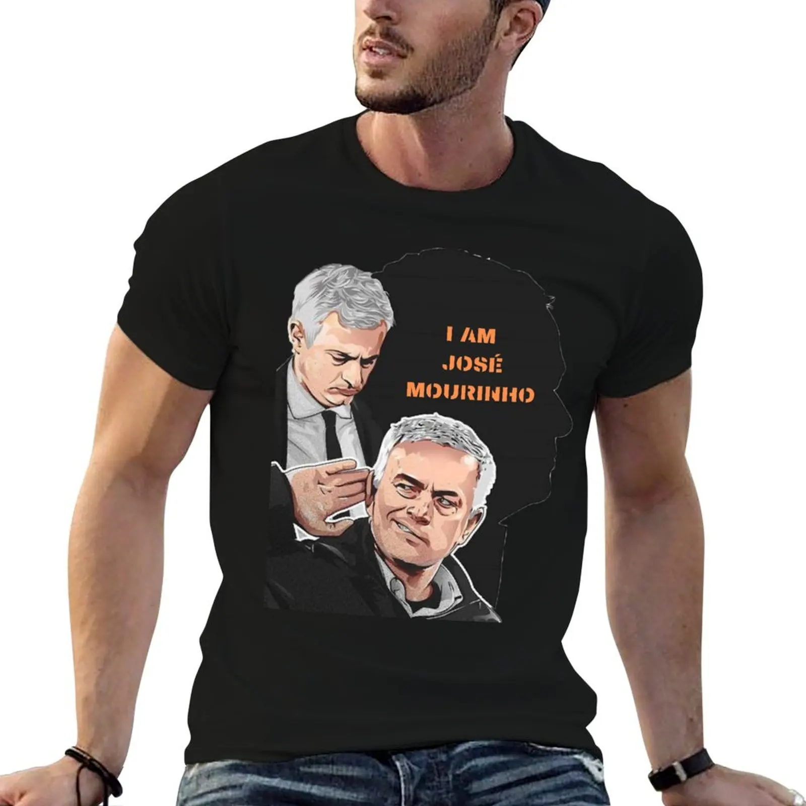 I AM JOSE MOURINHO T-Shirt t shirt custom print funny t shirts dark humor cotton t shirts man 100% T-shirt