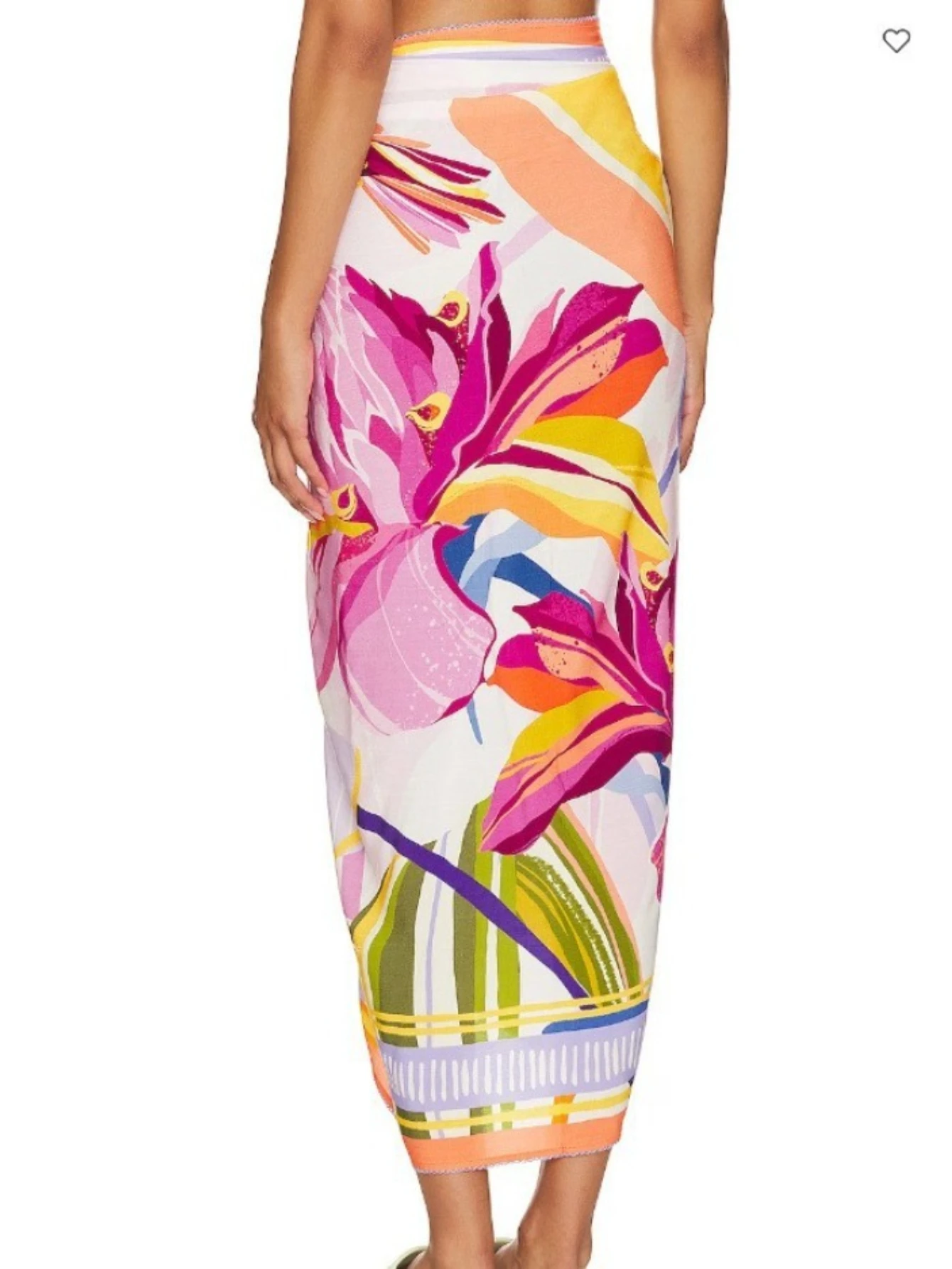 

Women's Beach Sarongs Chiffon Flower Printed Swim Skirt Bikini Pareo Summer Holiday Bathing Suits Dropshipping