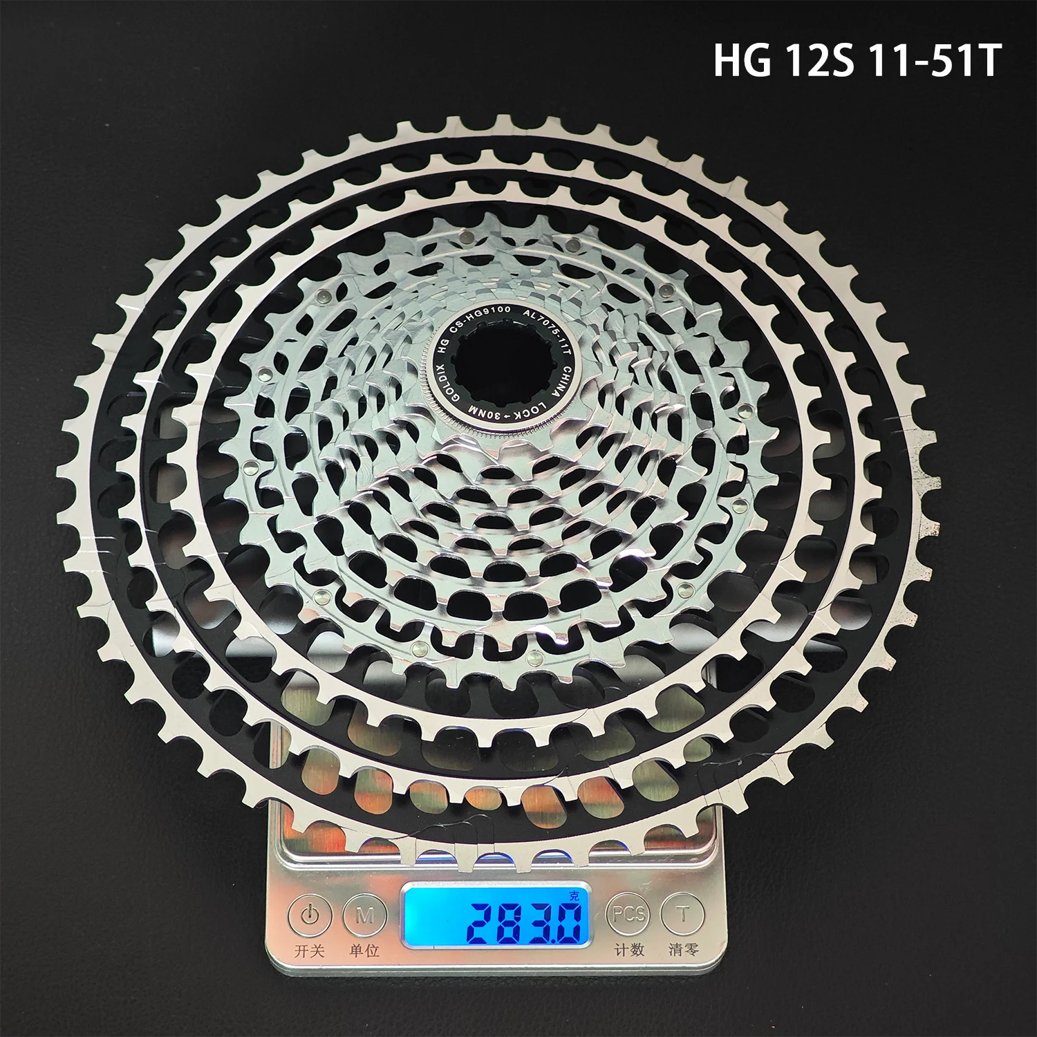 GOLDIX 11 46 51 12-speed mtb cassette Ultralight Closed Mountain