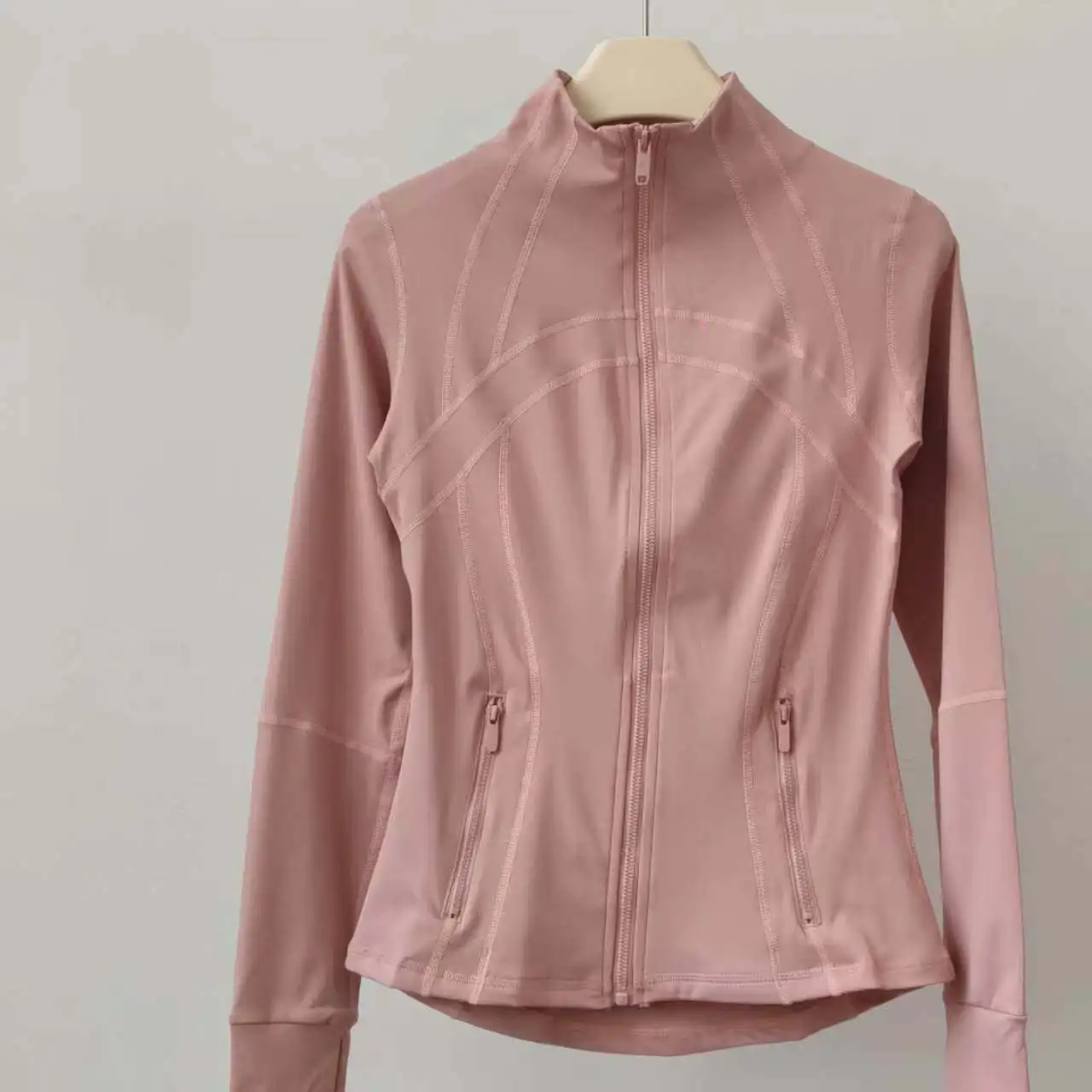 Yoga Clothing Jacket Women Slimming Running Training Sports Stand-up Collar Long-sleeved Fitness Clothing Body-slimming Pilates