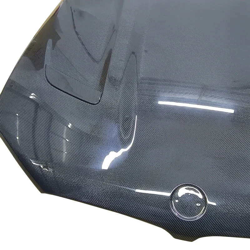 CS Style G30  F90 M5 Two-sided Carbon Fiber  Hood for BMW 5 Series 2017-2023
