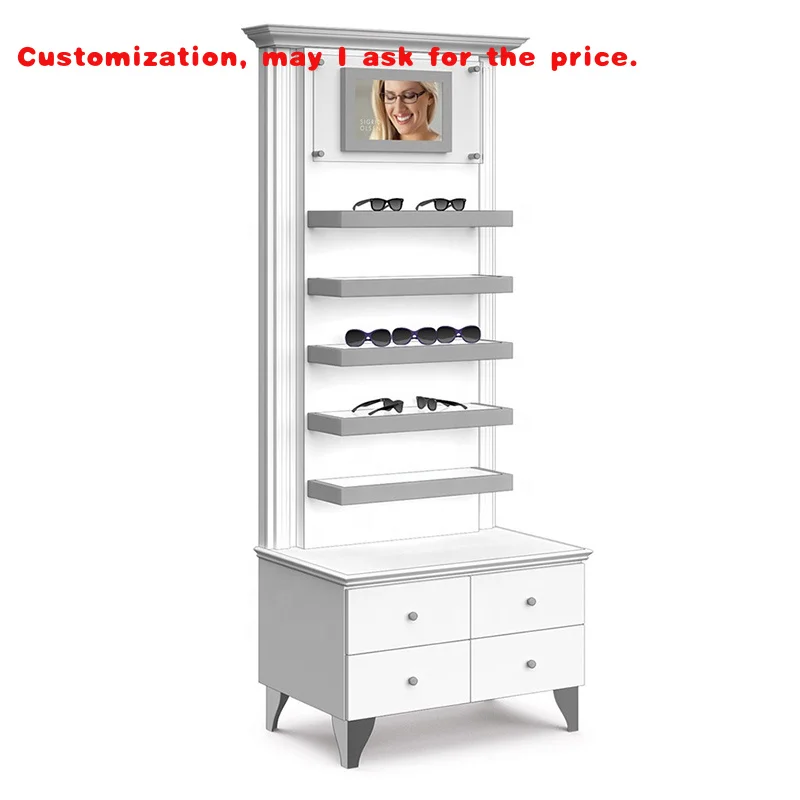 

На заказ. Напольные деревянные оптические очки, очки, витрина, полка, витрина, шкафы, витрина для оптического магазина