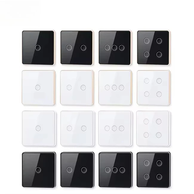 2025 Smart Home Automation Zigbee Smart Wall Switch for Hotel Office Smart Built-in Relay