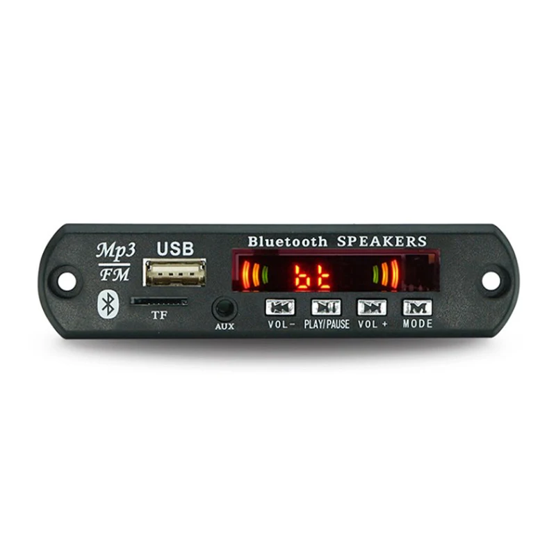 Wireless Bluetooth 5.0 5V MP3  Board Car Audio USB TF FM Radio Module MP3 Player with Remote Control