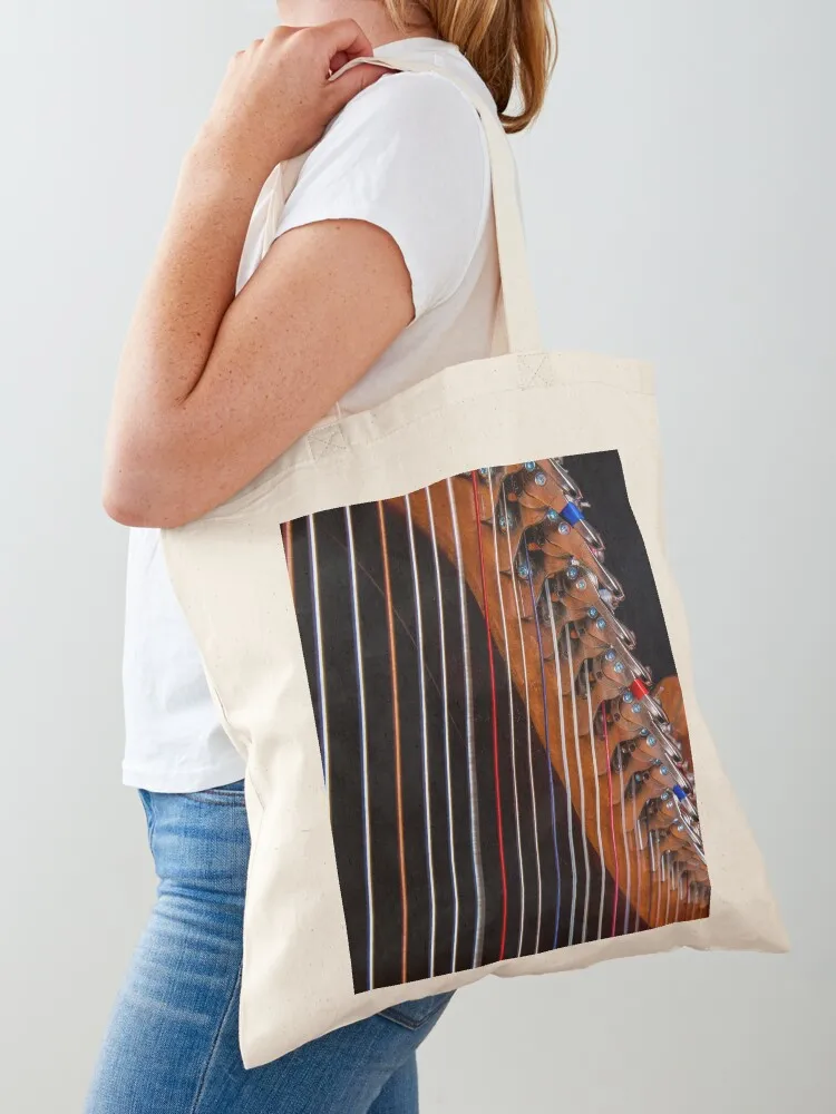 Irish Harp1 Tote Bag eco bag folding free delivery bags canvas tote eco pack