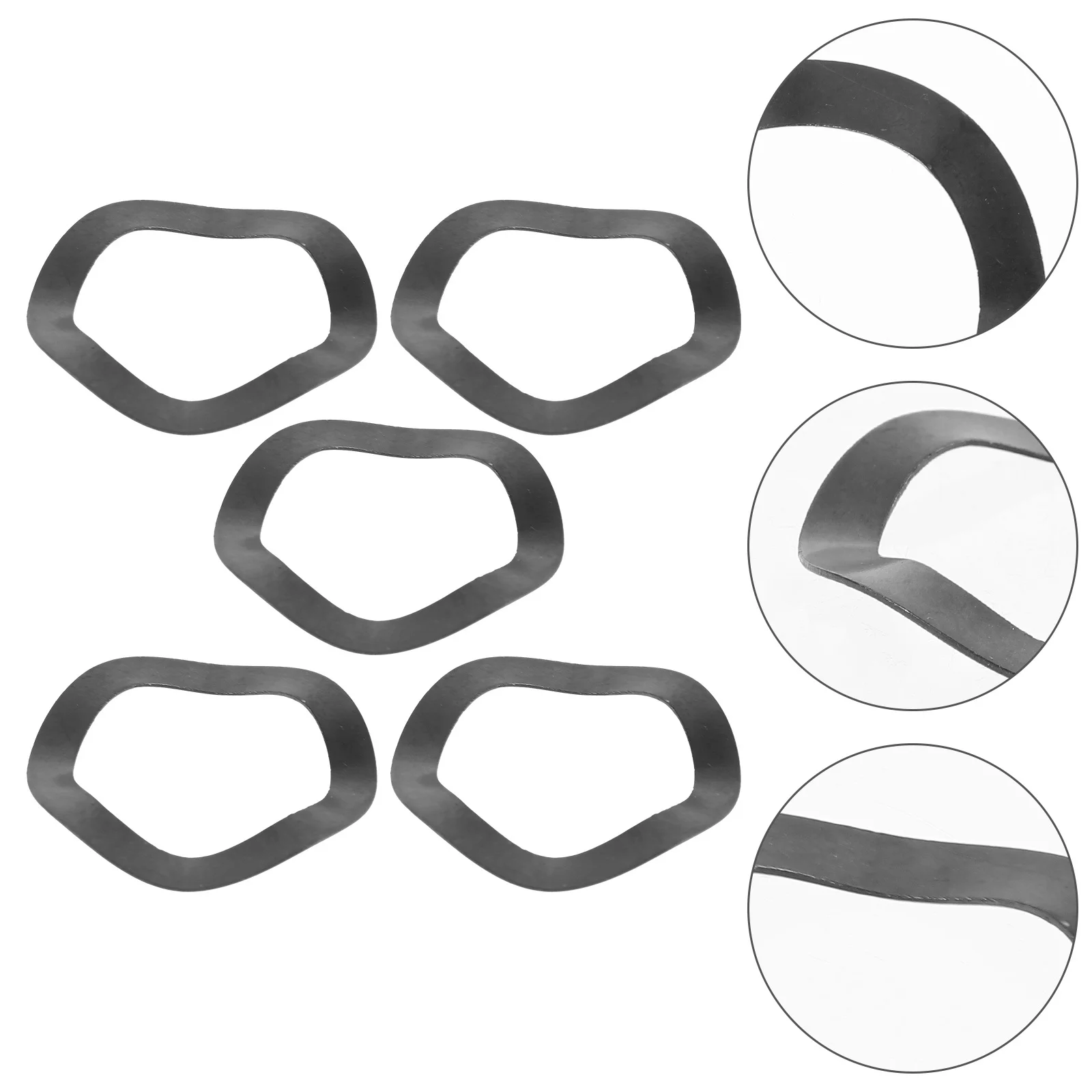 

5pcs Crankset Axle Washer Stainless Shape Bicycle Chainset Gasket For Mountain Bike Mini Metal Washer Bike