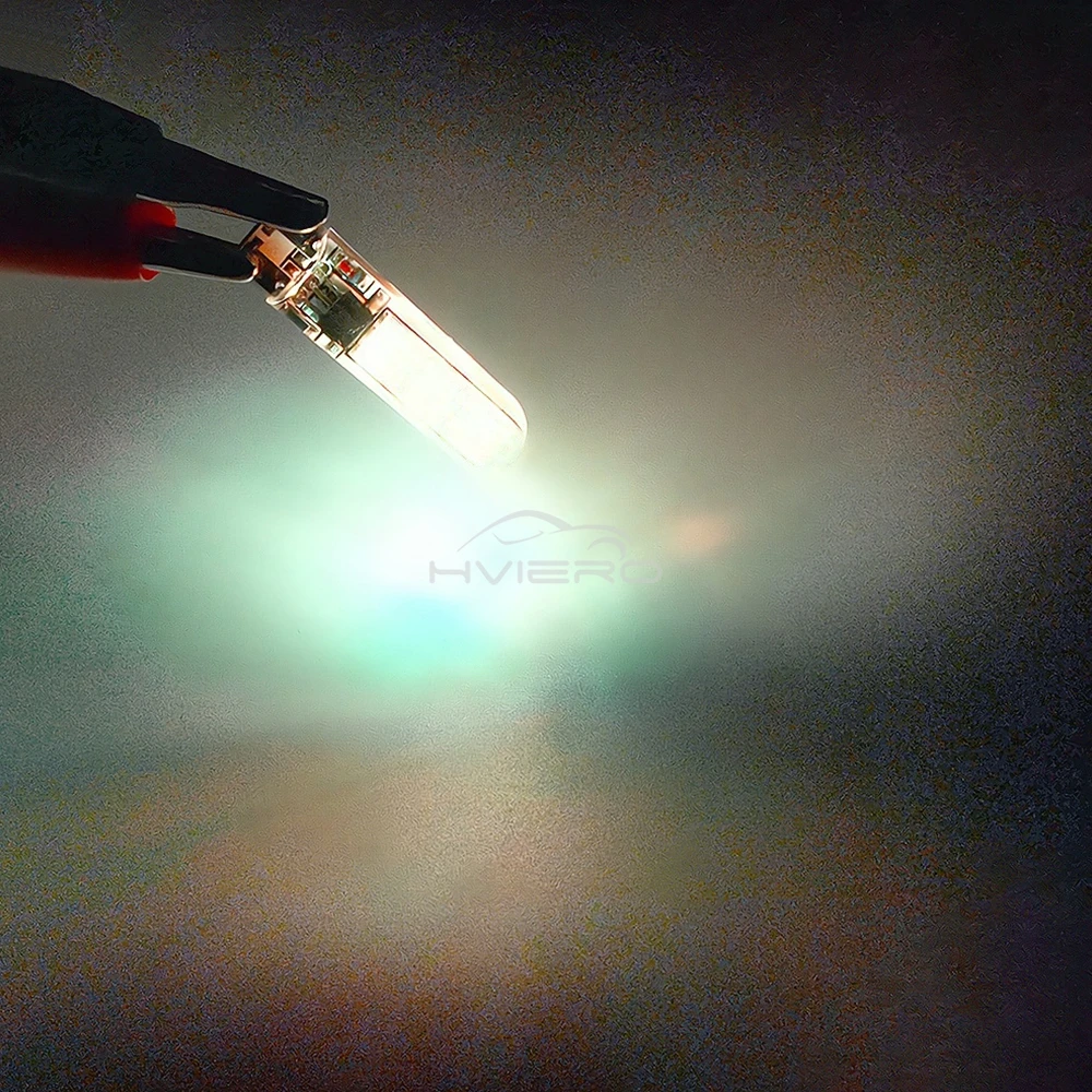 2X T10 W5w RGB LED Remote Controller RGBW 391 6SMD Clearance Festoon Dome Reading Light Wedge Side Led Signal Lamp discoloration