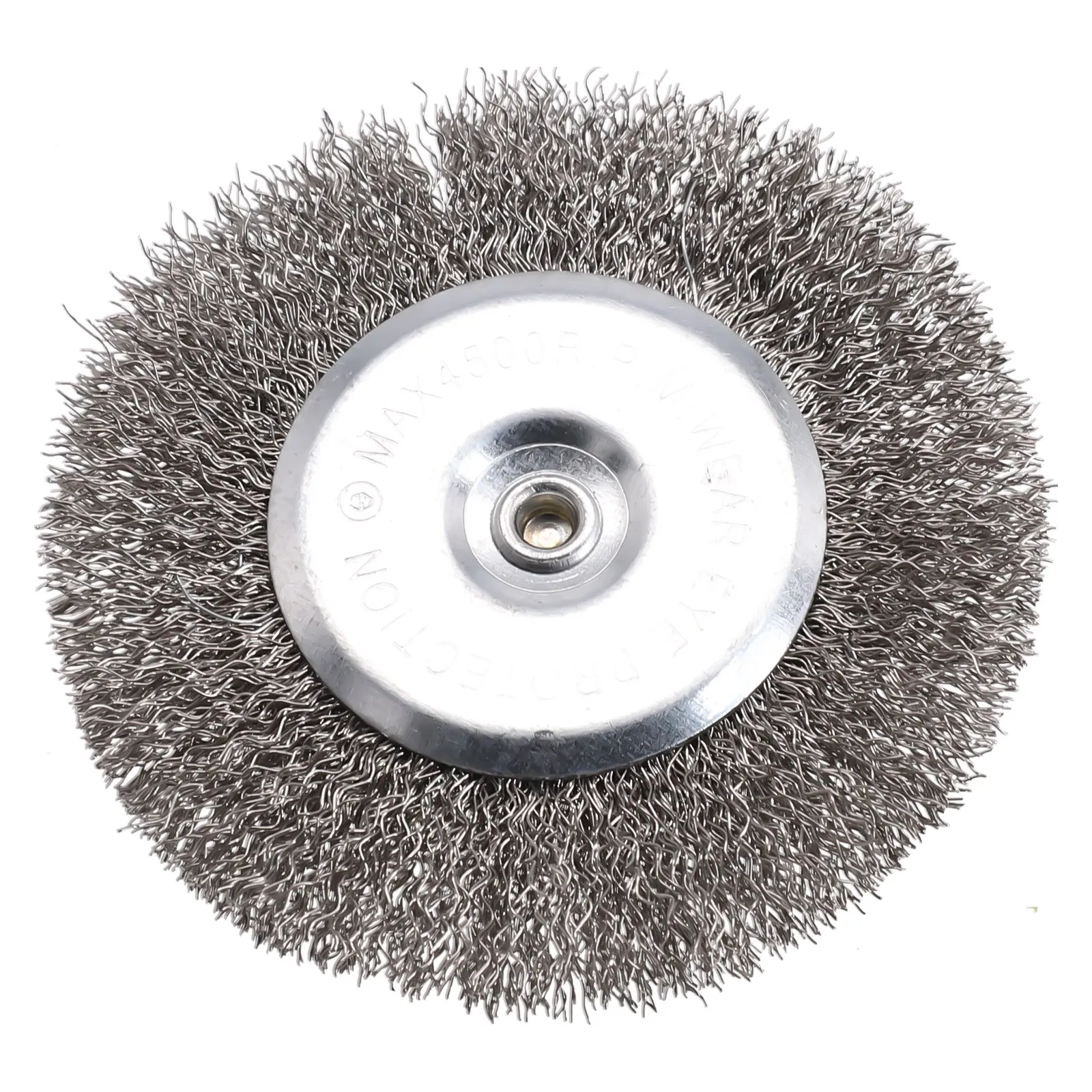 

Durable New Brushes Wire Wheel 0.3mm Carbon Steel Crimp Wire 4inch Removes Burrs Removes Dust Wire Wheel Brushes