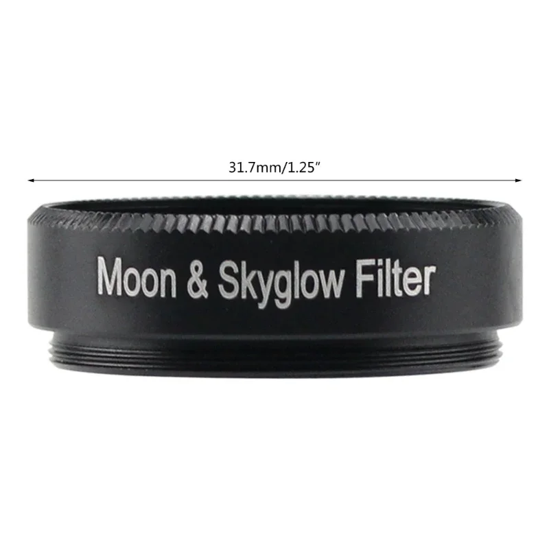 Moon Filter 1.25 inch Moon&Skyglow Filter Suitable for Solar Observation Astronomical Eyepiece Photography