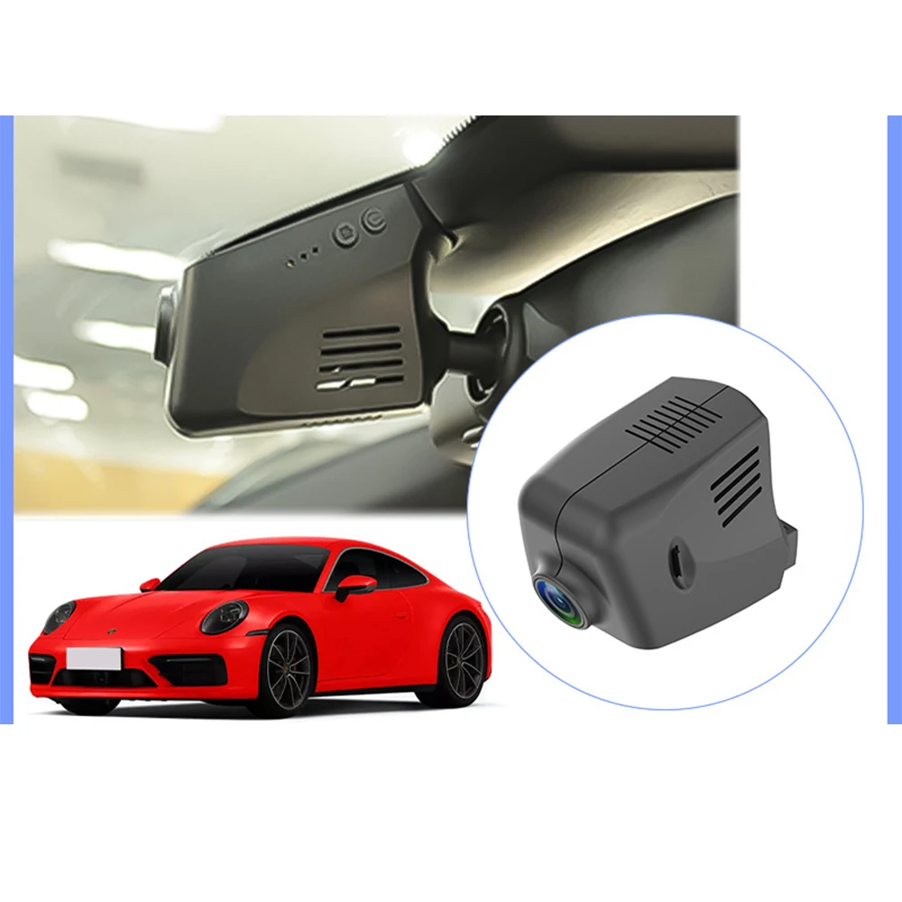 Car Video DVR for Porsche Macan S 911 718 2014~2023 2160p 4K HD Monitor Driving Recorder Front Camera Night Vision Accessories