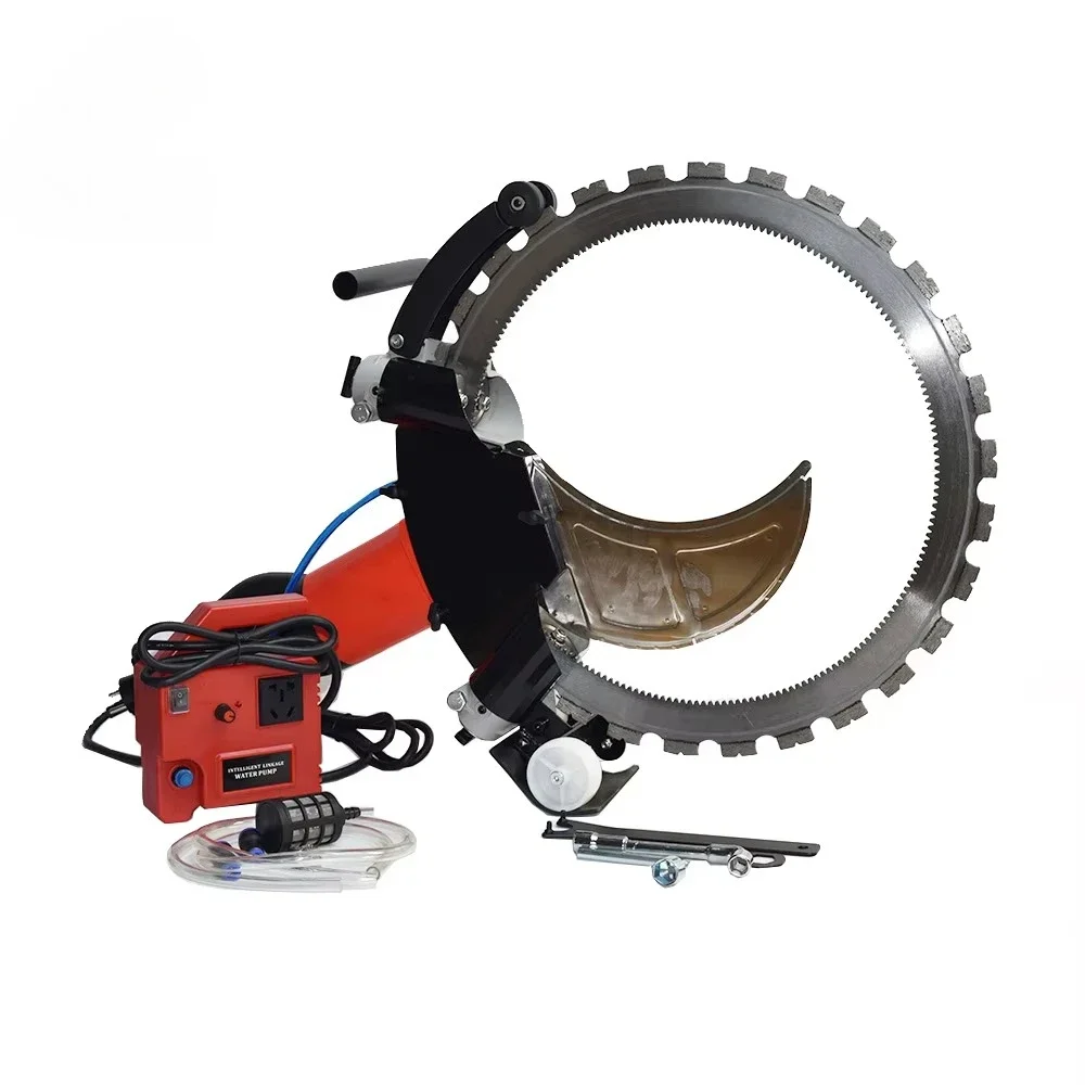 

High Quality Industrial Electric Handheld Wall Cutter Brushless Motor Ring Saw with Wet Concrete Cutting Features