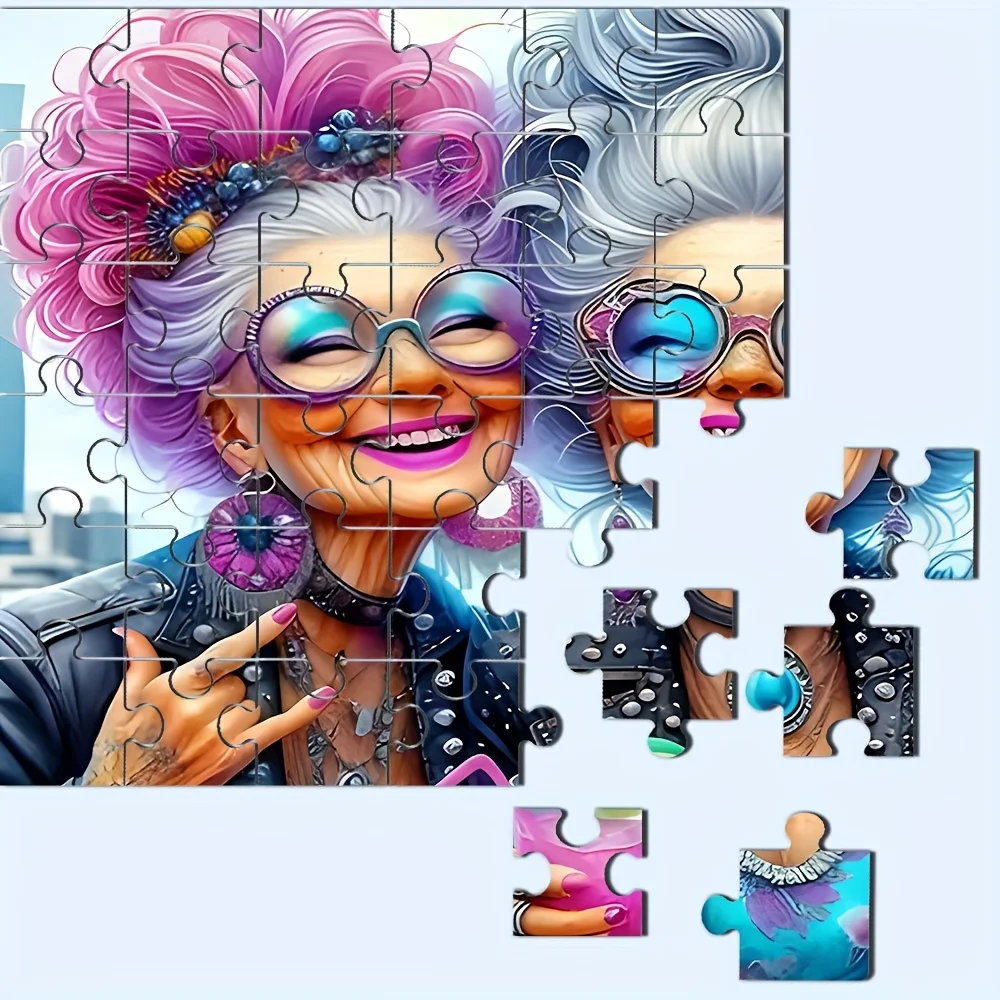 Puzzle dla dorosłych 500/1000 elementów, wysoka jakość, relaksująca zabawa rodzinna, idealne na urodziny, Boże Narodzenie, Halloween i jako prezent, najlepsze