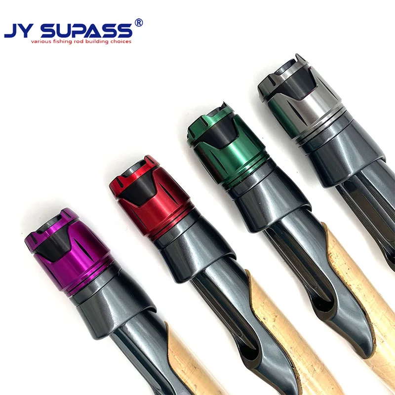 JY SUPASS VSS fishing rod custom reelseat with A Cork Handle DIY Repair Fishing Rod Split Cork Handle