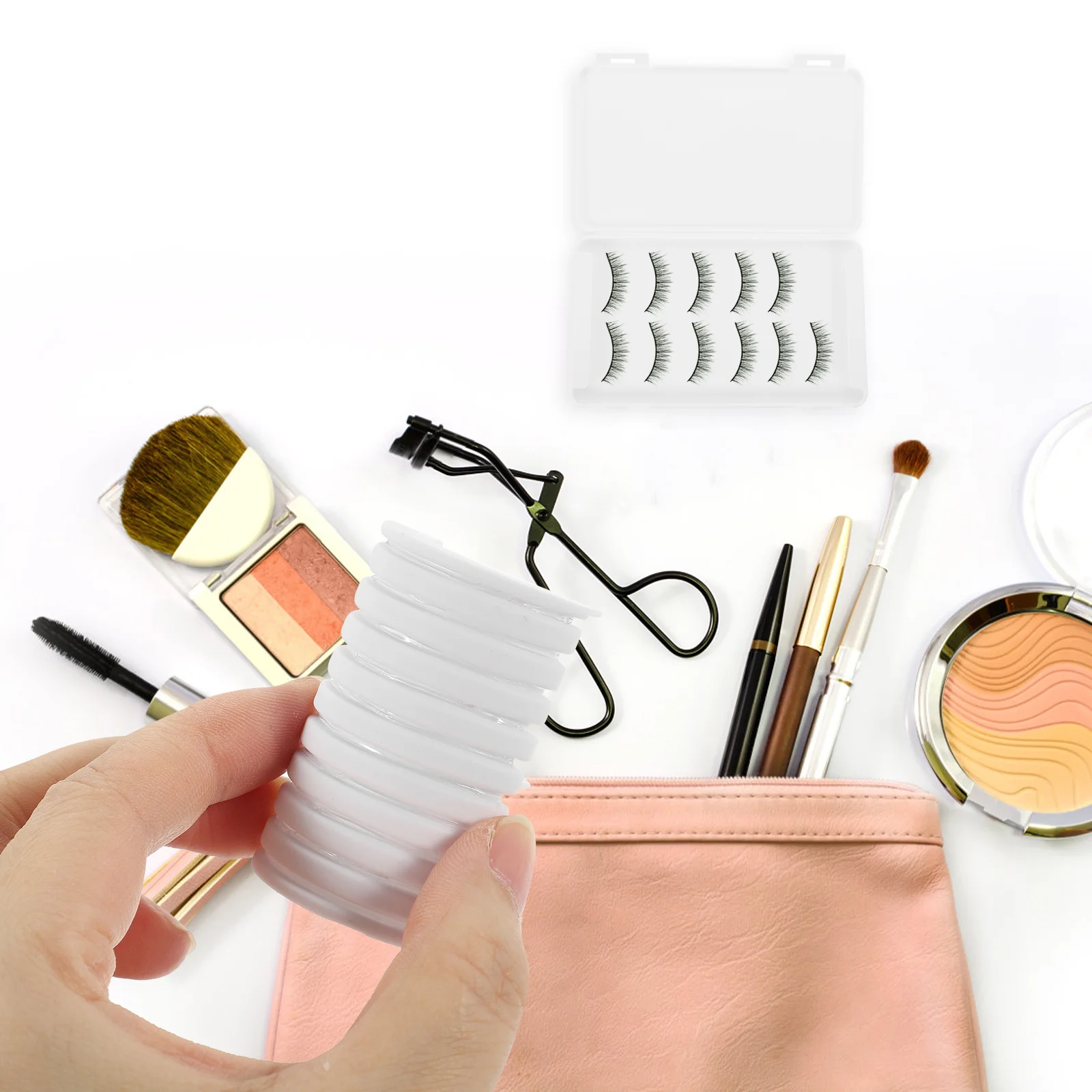 3박스 속눈썹 접착제 교체 스트립 셀프 접착식 속눈썹 접착 스트립 연장용 자연스러운 외관