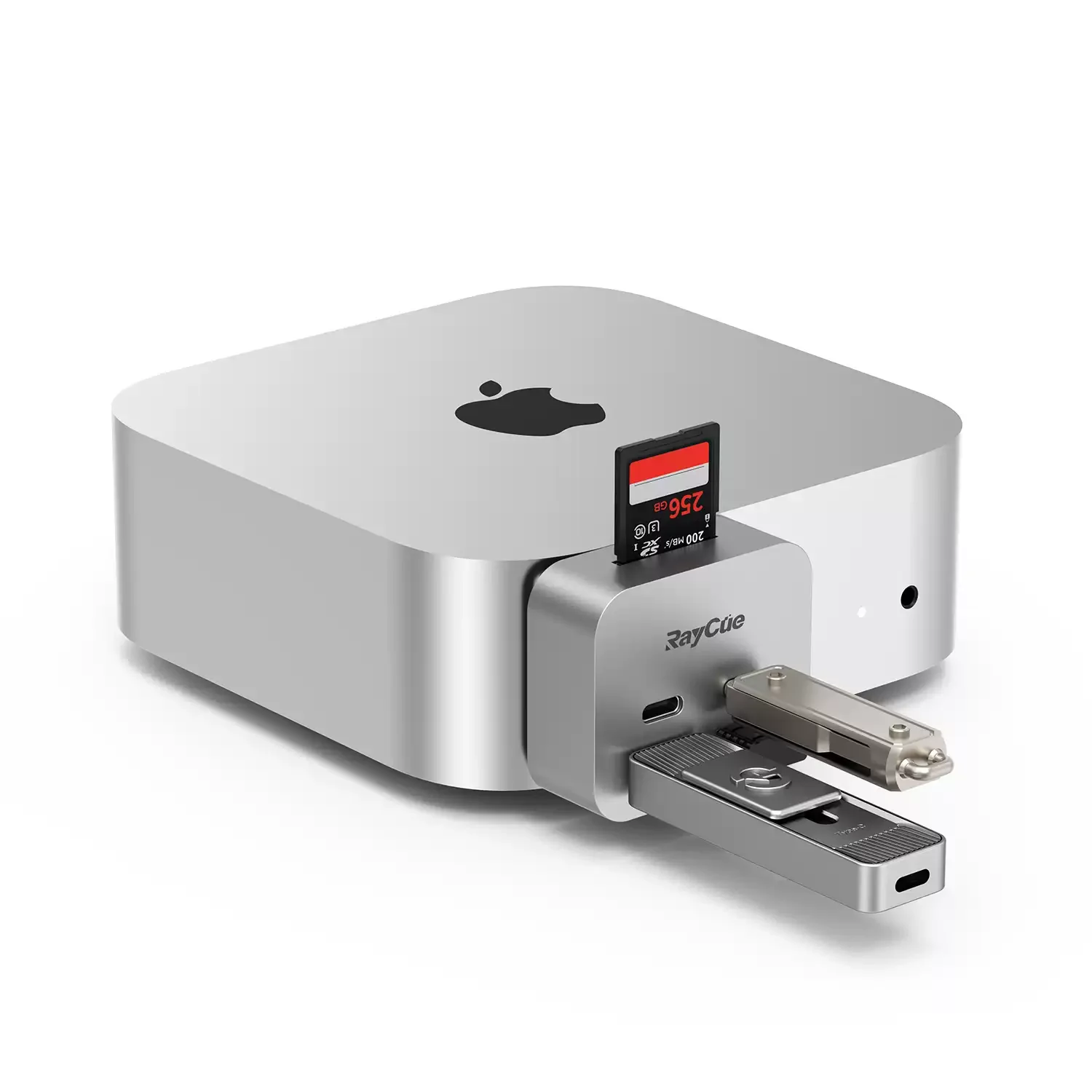

MiniPack Expansion Dock for Mac mini M4, 6-Port USB-C Hub with Dual 10Gbps Adapters, 10G USB-C/10G USB-A/SD TF 3.0 Card Reader