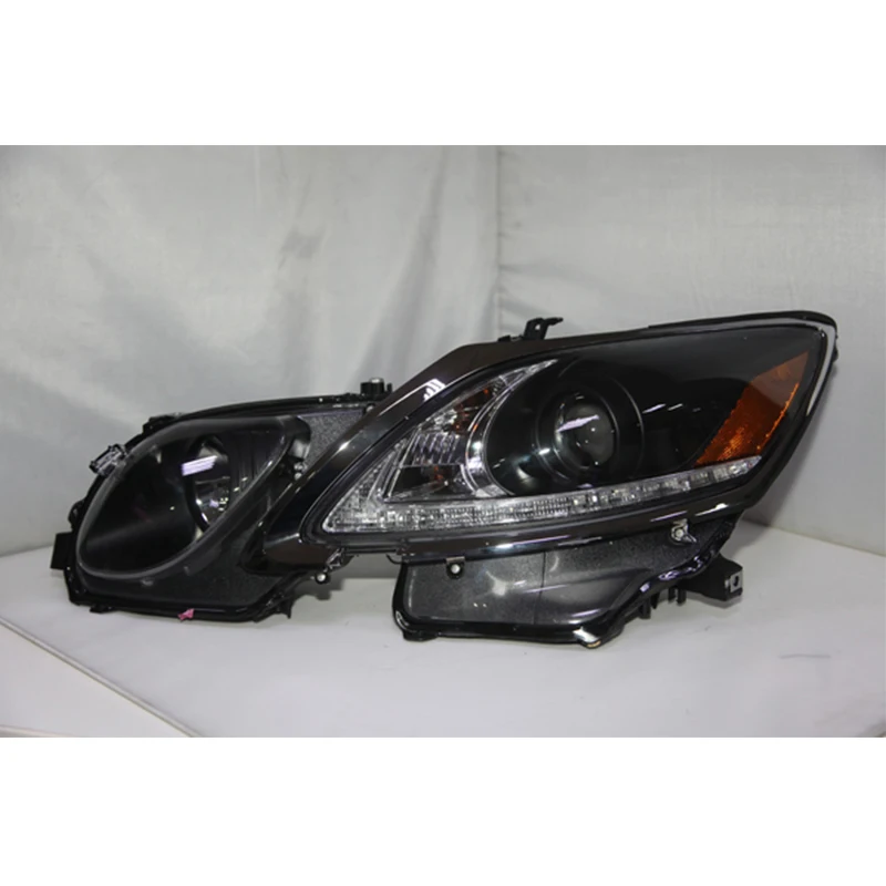 For Lexus GS300 GS350 GS430 GS450 2006-2011 Year LED Front Head Lamp Assembly Headlight Smoke Black