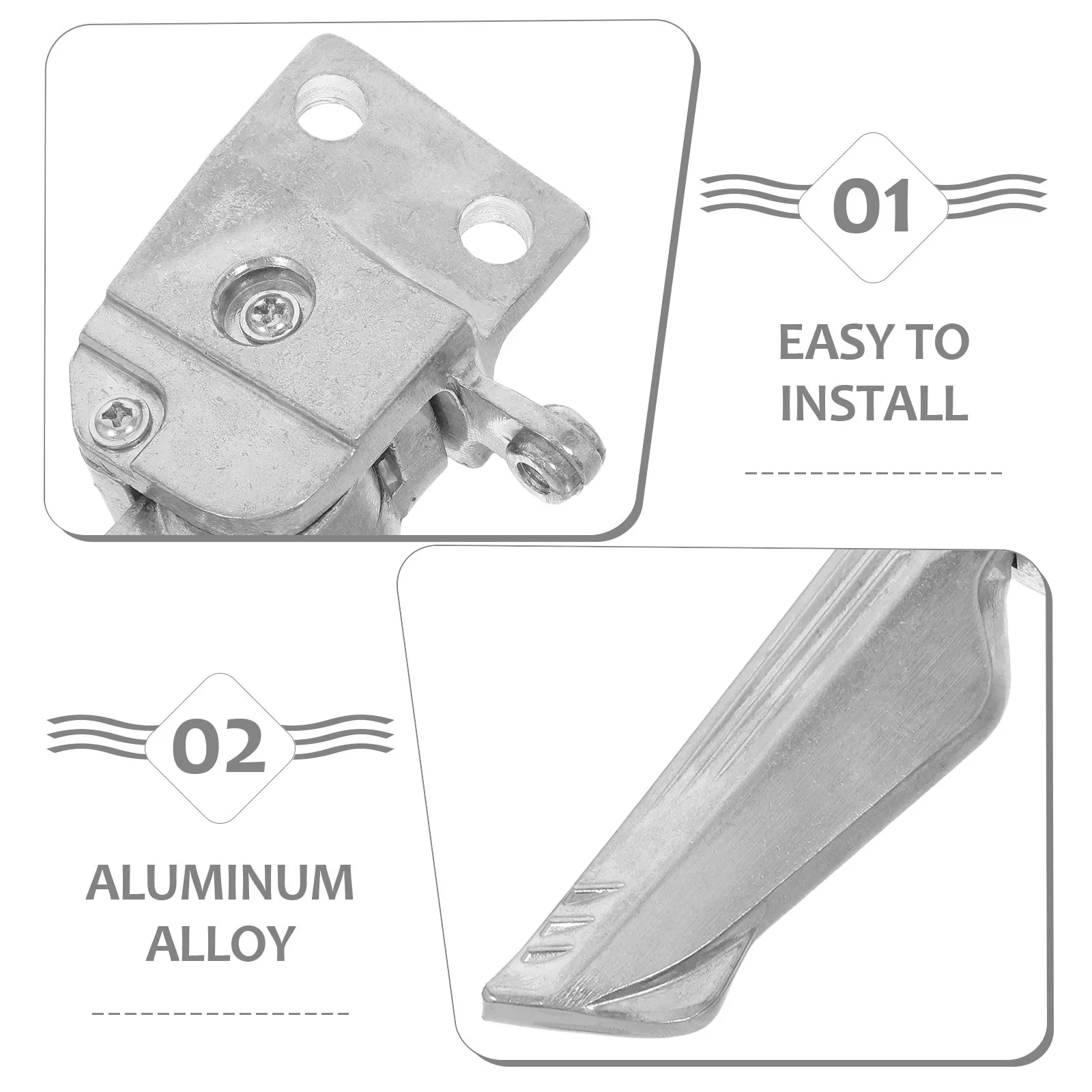 2 قطعة أوتاد القدم للدراجات النارية سبائك الألومنيوم المضادة للانزلاق مسند القدمين تمديد العالمي الجبهة الخلفية الدواسات للدراجات النارية دراجات كهربائية #3