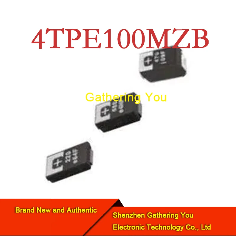 4TPE100MZB SMD Polymer tantalum capacitor Brand New Authentic