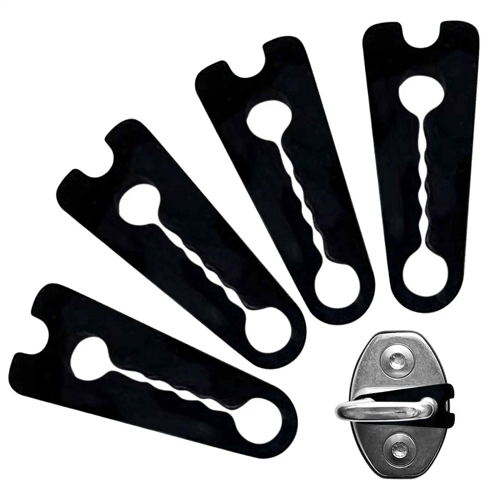 

Silicone Car Door Buffer 4pcs Self-Adhesive Shock Absorber Anti-Collision Noise Reduction Pad For Garage Parking Vehicle Trailer