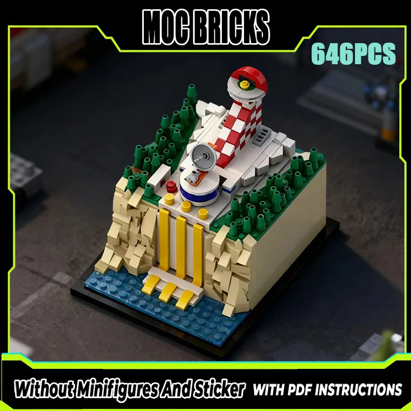 

Exquisite new product MOC building block building model space research institute technology modular children's toy gift DIYset