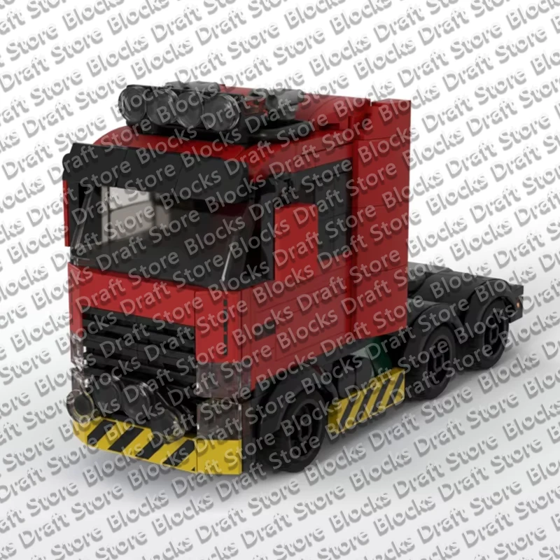 259PCS 6x4 Heavy-Duty Tractor Truck Model MOC Building Bricks City Car Modular Technology Assemble Toys Holiday Gifts QWERT