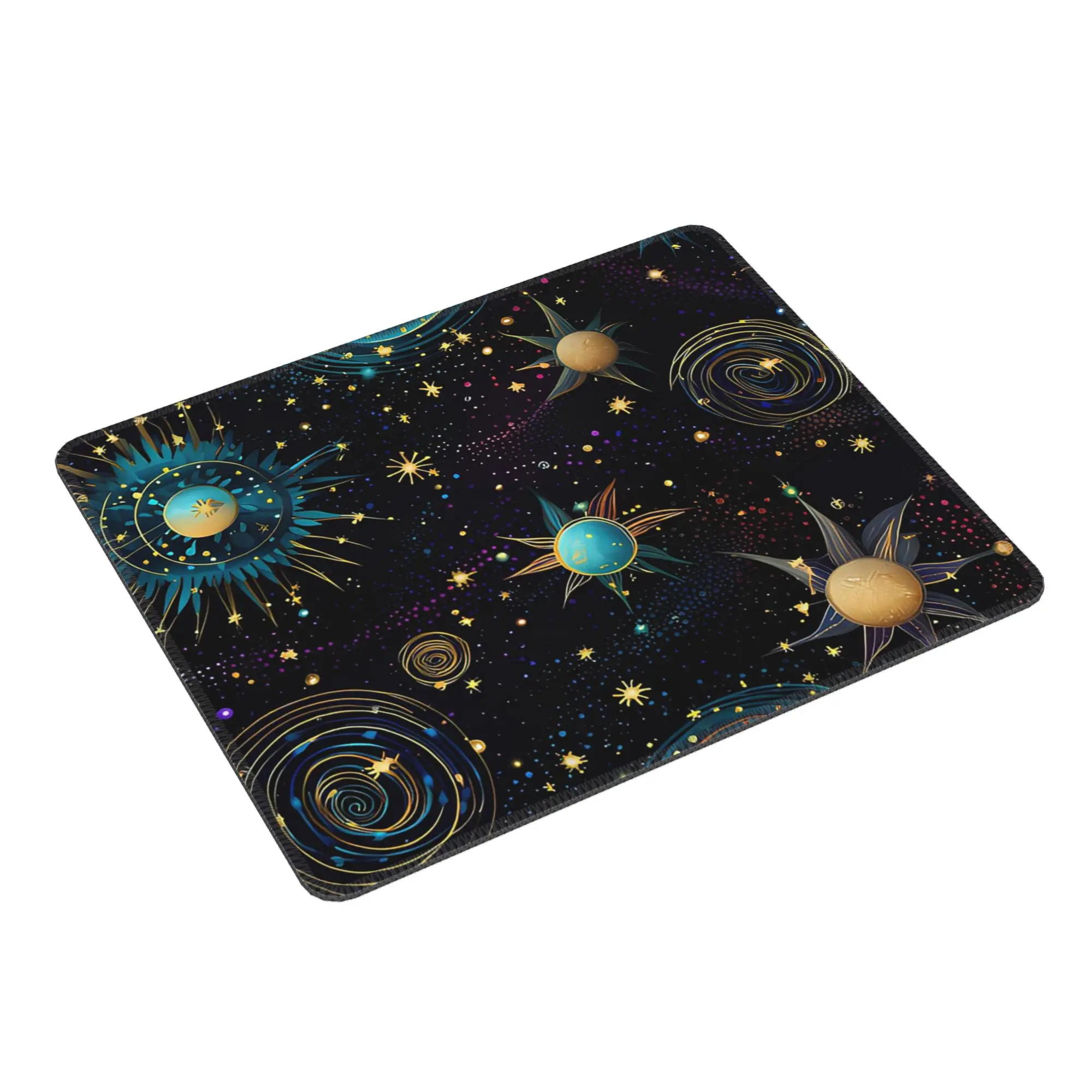 Cosmic Celestial Star Planet Galaxy Mouse Pad Computer Keyboard Mouse Mat Gaming Laptop Desk Mat Office Accessories Table Mats