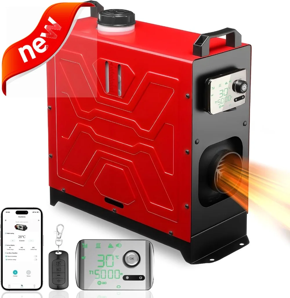 

8KW Diesel Heater with APP Remote Control, 12V/24V/110V Fast Heating