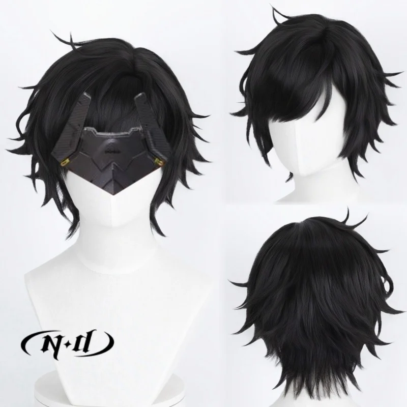 

ND Arknights Endfield Cosplay Wigs Endministrator Male Cosplay Hair Wigs Heat Resistant for Comic Con Coser Costume Theme Party